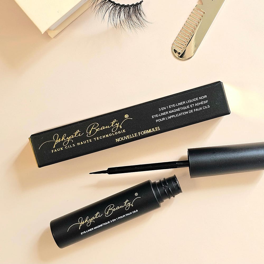 Eyeliner magnétique pour faux cils magnétqiues par Ishyati Beauty