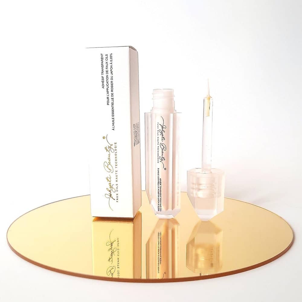 Accessoires pour Faux Cils Réunion 974 Ishyati Beauty ADHESIF TRANSPARENT POUR FAUX CILS, A L'HUILE ESSENTIELLE DE LAVANDE A 0,05%